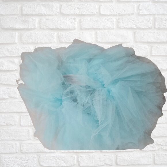 Mermaid Dance Costume (Child Medium) – Sea Blue Iridescent Leotard with Tuti - Picture 4 of 8